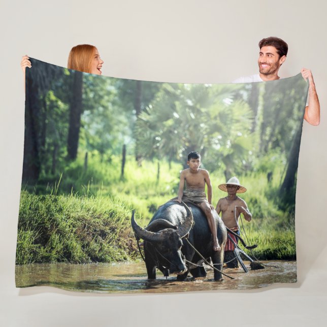 PFLANZENREIS FLEECEDECKE (Beispiel)