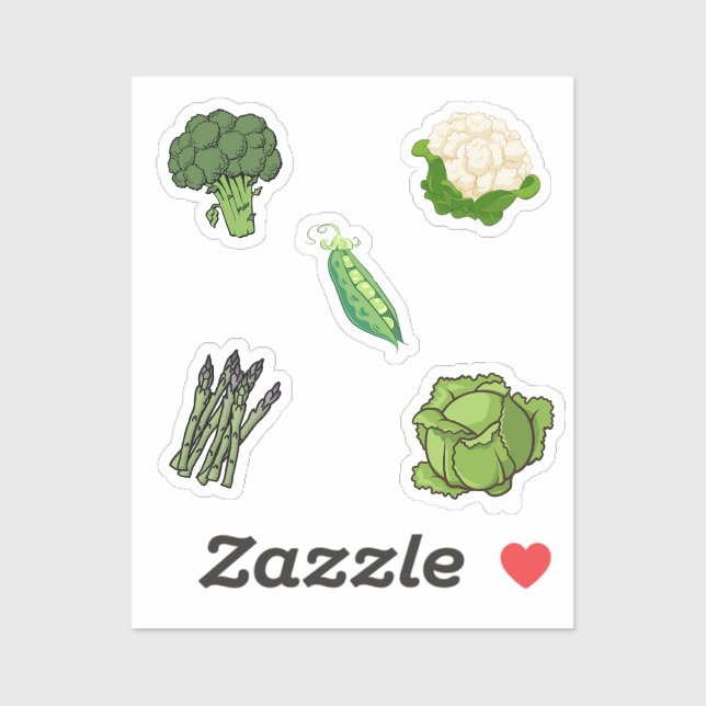 Pflanzensammlung Aufkleber (Blatt)