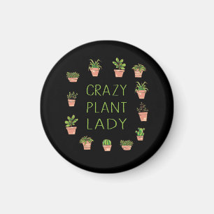 Pflanzgut - Crazy Plant Lady Magnet