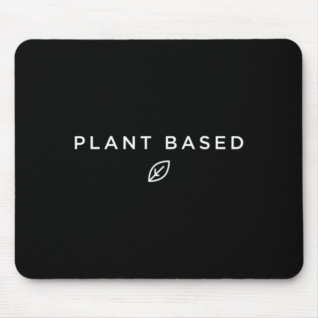 Pflanzlich basiert  mousepad (Vorne)