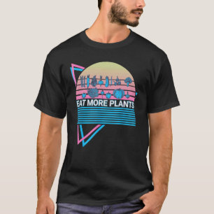 Pflanzliche Ernährung Veganer Veganismus Retro Meh T-Shirt