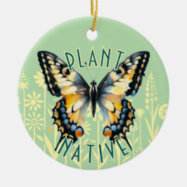 Pflanzliche Keramik-Ornament aus einheimischen Pfl Keramik Ornament
