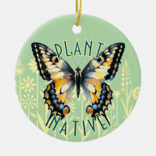 Pflanzliche Keramik-Ornament aus einheimischen Pfl Keramik Ornament