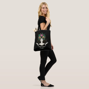 Pflanzliche Schöpferin Vegane Göttin Botanischer A Tasche