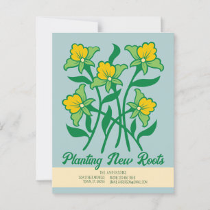 Pflanzung neuer Roots CC1284 Bewegungshinweis Postkarte