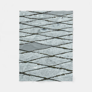 Pflaster aus Graubeton Fleecedecke