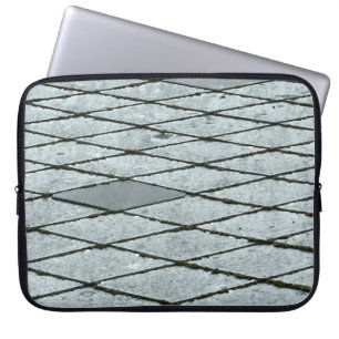 Pflaster aus Graubeton Laptopschutzhülle