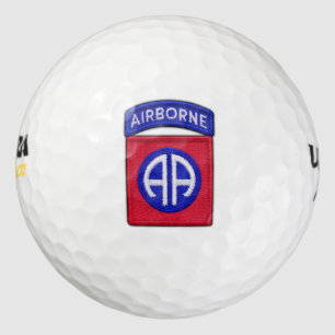 Pflaster für Veteranen der im Flugzeug Fort 82. Golfball
