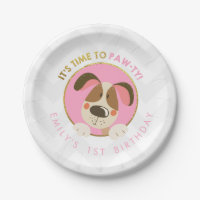 Pflaster-Papierplatte Paw-Krawatte Krawatte Pink G