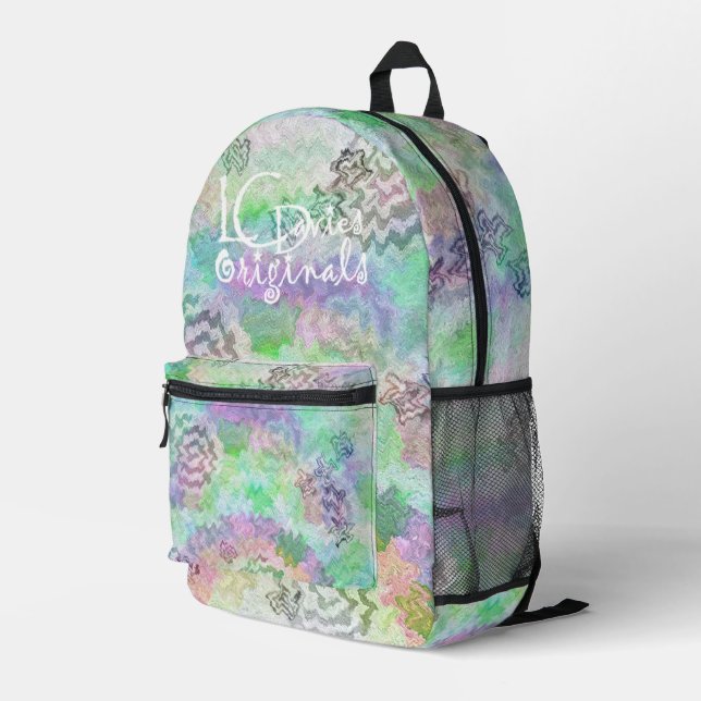 Pflasterpackung Bedruckter Rucksack (Rückseitige Ecke Rechts)