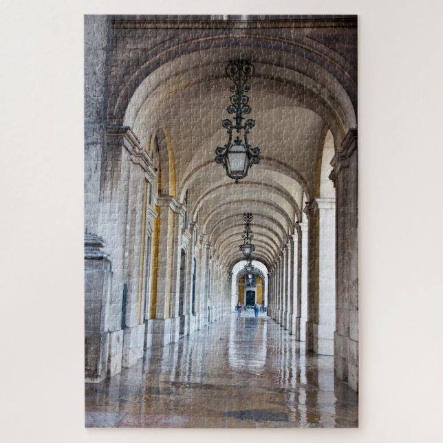 Pflastersteinbahn, Portugal (Vertikal)