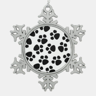 Pflasterzinnverzierung Schneeflocken Zinn-Ornament