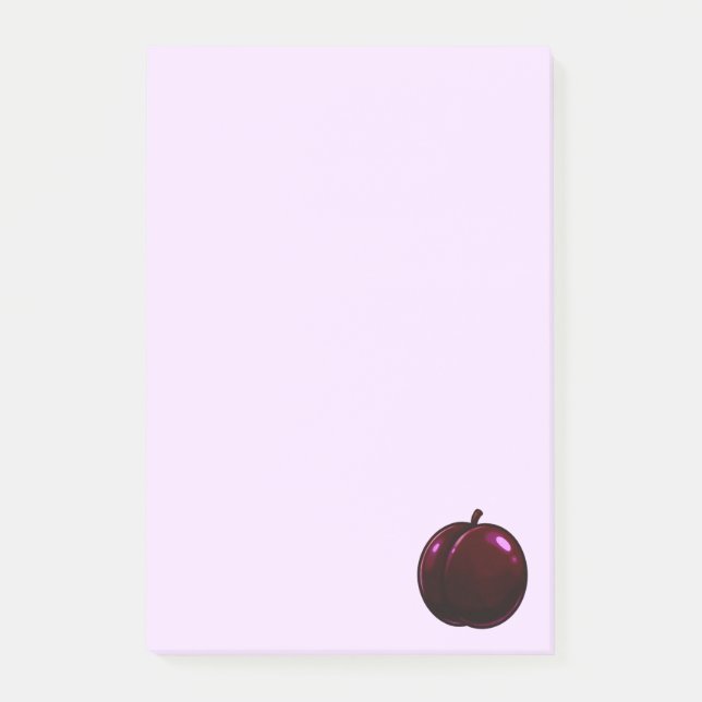 Pflaume - Fruchtsammlung -  Post-it Klebezettel (Vorderseite)