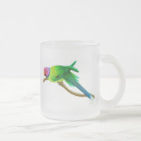 Pflaume ging Parakeet-Tasse voran