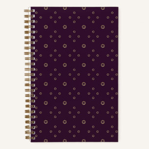 Pflaume   Golden Zinnia Sun Notizbuch