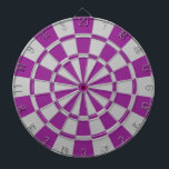 Pflaume lila und grau dartscheibe<br><div class="desc">Pflaumen-lila und graues Pfeil-Brett</div>