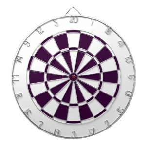Pflaume lila und weiß dartscheibe