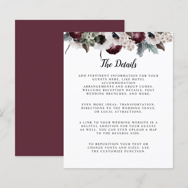 Pflaume Sage Elfenbeinrosa Blumenzwiebeln Details  (Vorne/Hinten)