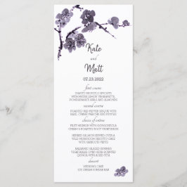 Pflaume sumie menükarte