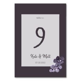 Pflaume sumie tischnummer