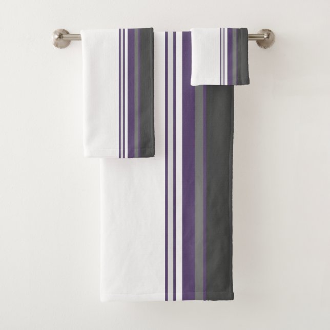 Pflaume und Karkohle Badhandtuch Set (Insitu)
