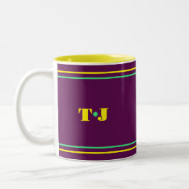 Pflaume Zweifarbige Tasse