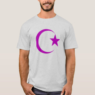 Pflaumen-Halbmond u. Star.png T-Shirt