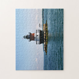 Pflaumen-Strand-Leuchtturm, Rhode Island Puzzle