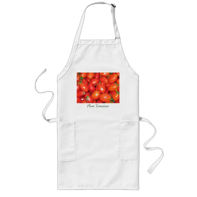 Pflaumen-Tomaten Lange Schürze (Vorne)