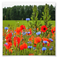 Pflaumen und Blumen Realistische Landschaft Kunst