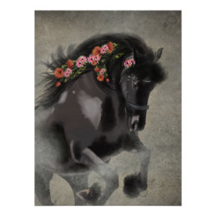 Pflaumen und die Friesian - Poster