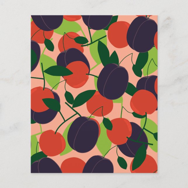 Pflaumen und Kirschen (Vorderseite)