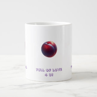 Pflaumen Valentinstage Jumbo-Tasse