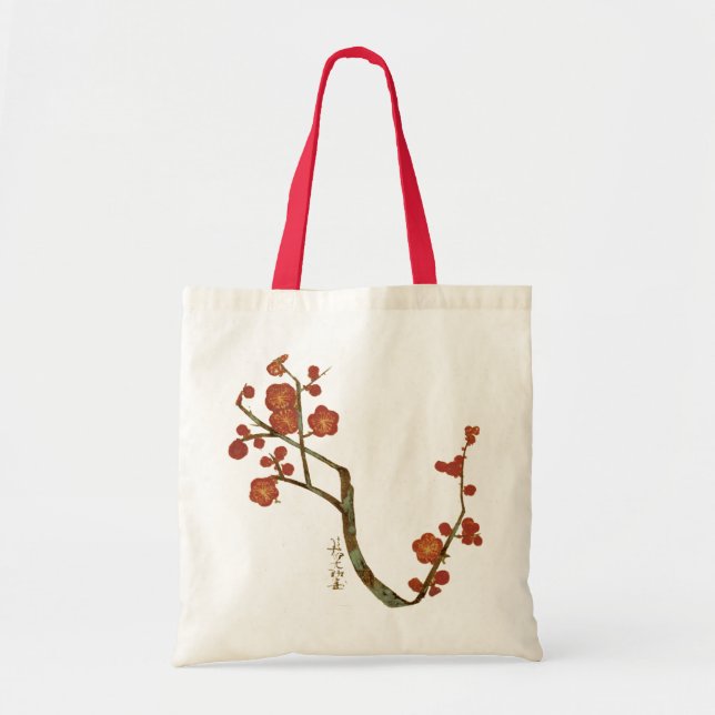 Pflaumenblüten, Ogata Korin, japanische Kunstkunst Tragetasche (Vorne)