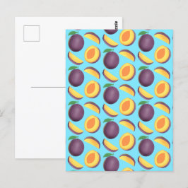Pflaumenfrucht Postkarte