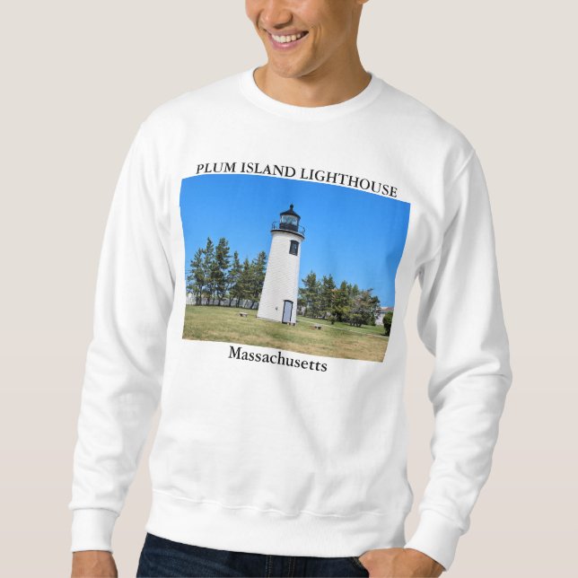 Pflaumeninsel Leuchtturm, Massachusetts Sweatshirt (Vorderseite)