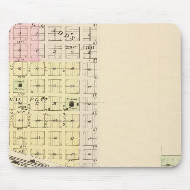 Pflaumenkrebs, Nebraska Mousepad (Vorne)