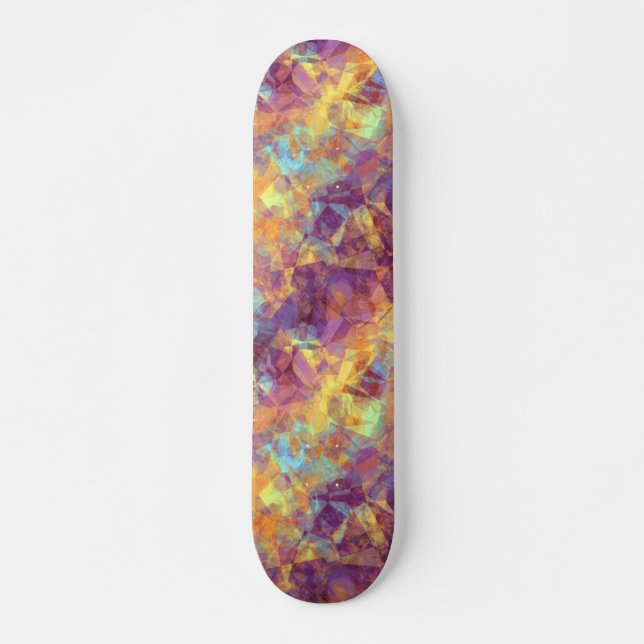 PflaumenLila Krummstoff Skateboard (Vorne)