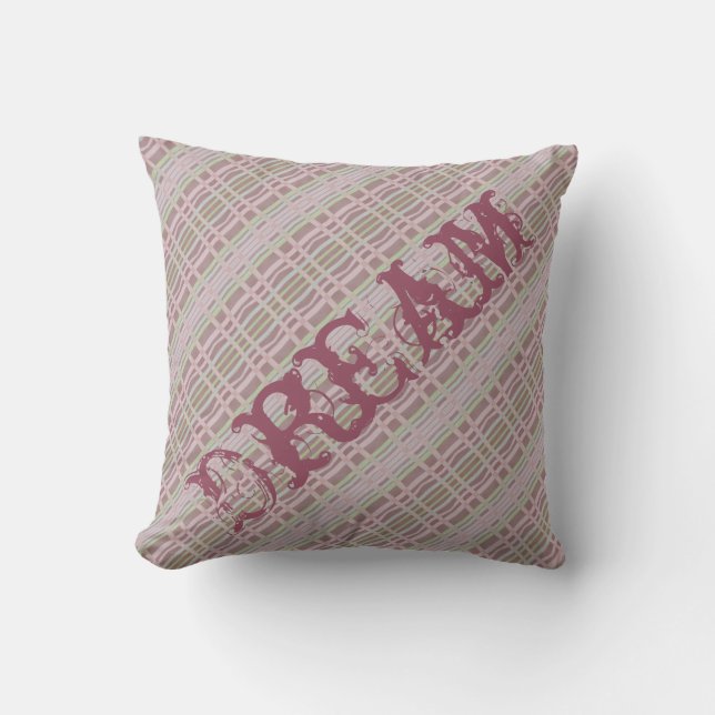 Pflaumenmuster Kissen (Vorderseite)