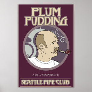 Pflaumenpudding-Druck Poster