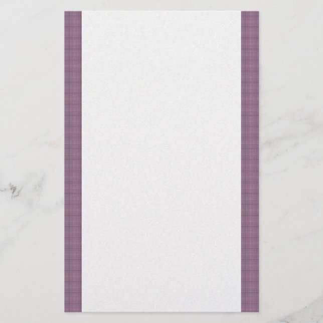 Pflaumenquadrat Briefpapier (Vorderseite)