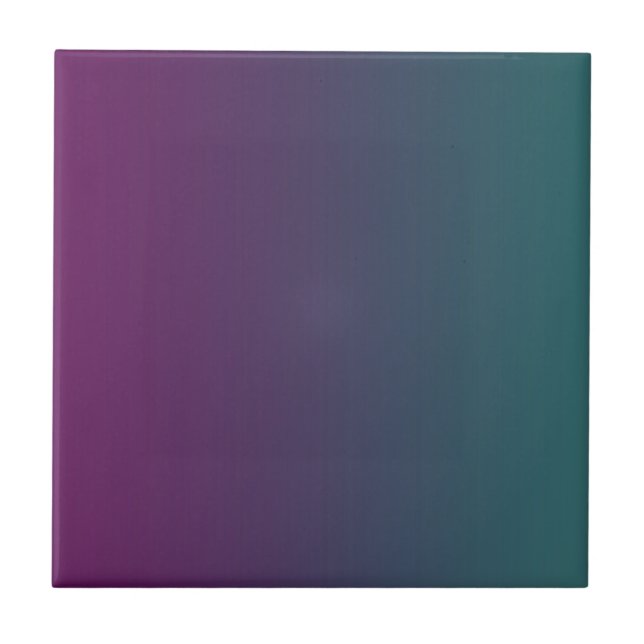 Pflaumenruhelosigkeit - Aquamarine Keramik Fliese (Vorderseite)