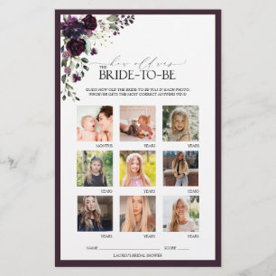 Pflaumenspiel Lila Brautparty