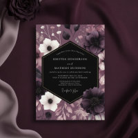 Pflaumenstimmung Florale Romanze Hochzeit