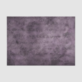 Pflaumenverblasste Papierhandschrift Seidenpapier
