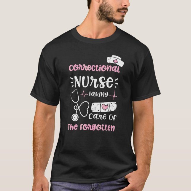 Pflege der korrektiven Krankenschwester, die sich  T-Shirt (Vorderseite)