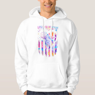 Pflege der Liebe von Krankenpflegern Hoodie