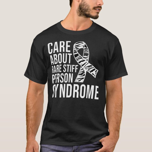 Pflege der seltenen Stiff Person Syndrome Awarenes T-Shirt (Vorderseite)