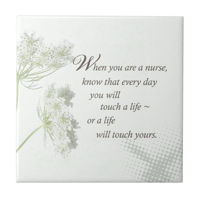 Pflege der Touch ein Leben mit wilden Blume Fliese (Vorderseite)