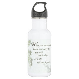 Pflege der Touch ein Leben mit wilden Blume Trinkflasche